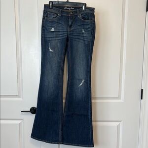 London Jean Ultra Wide Low Rise Flare